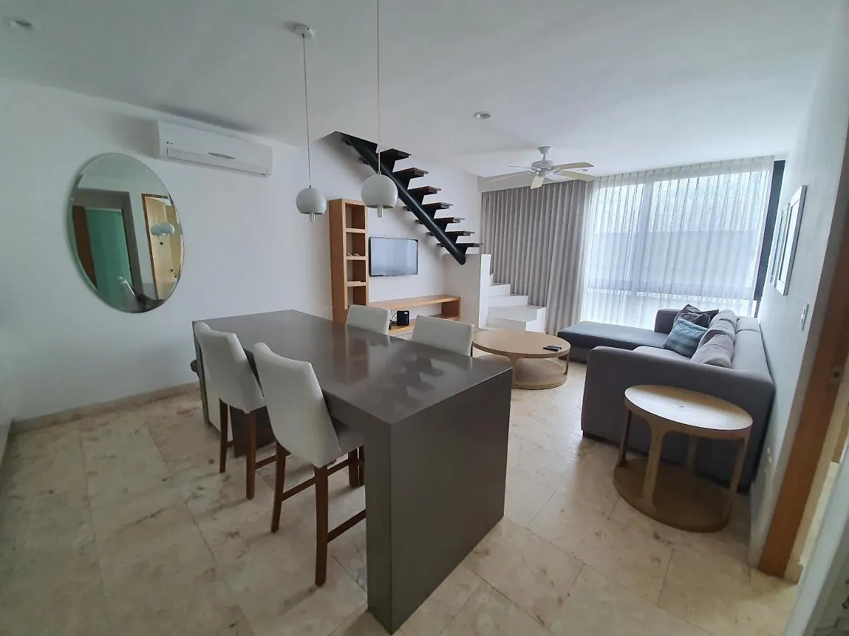 Departamento Con Terraza Excelente Ubicacion Y Wifi Apartment Playa del Carmen