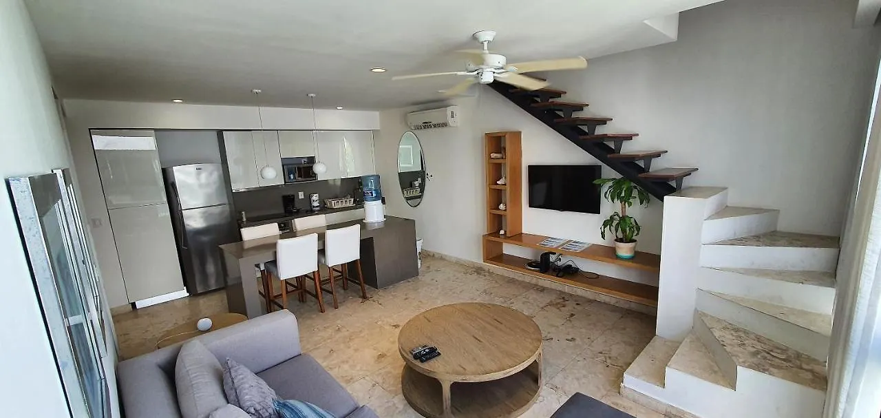 Departamento Con Terraza Excelente Ubicacion Y Wifi Apartment Playa del Carmen